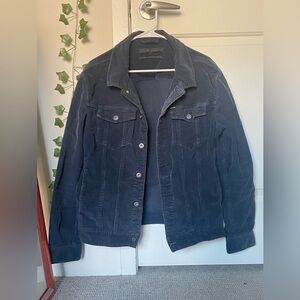 Vintage Men’s Corduroy Zara Blue Lightweight Jacket